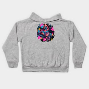 Floral Oil paint illustration Kids Hoodie